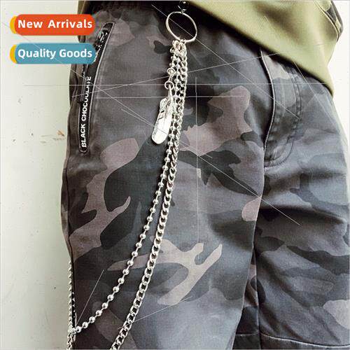 2020 new ghost claw feather pants chain Japan retro double l