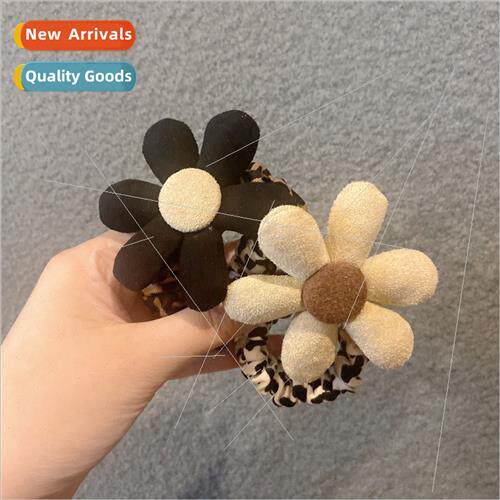 2021 fall winter new Korean cloth flowers head rope hair rop