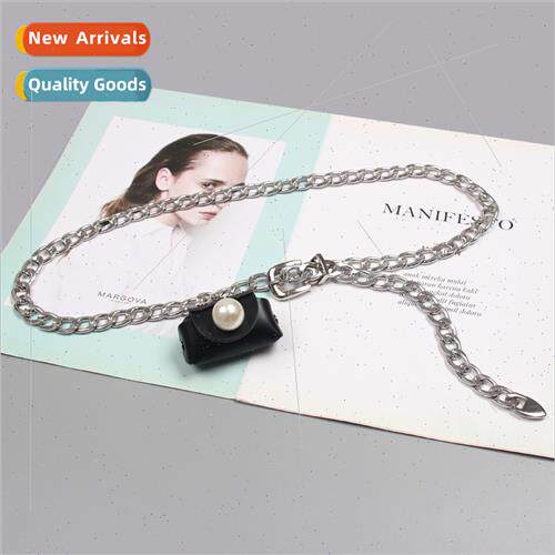 ins Europe fashion super mini small bag pendant metal waist