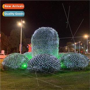 lights full grid fishing decoration net ceiling Led stars