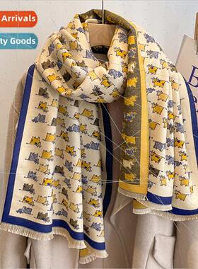 New fashion imation cashmere scarf female winter Korean temp