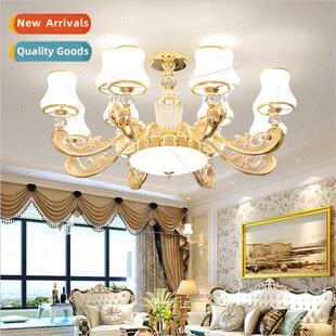 living room crystal chandelier atmospheric luxury 2019 new d