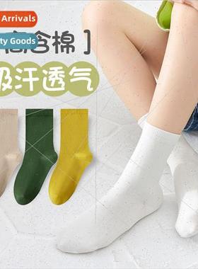 2023 children socks spring summer thin breathable cotton soc