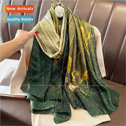Summer thin sun screen silk scarf sarong travel photo seasid