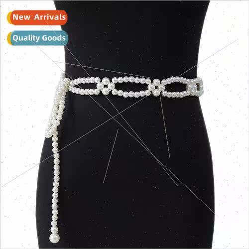 Korea new ladies hand-woven belt leisure decoration waist el