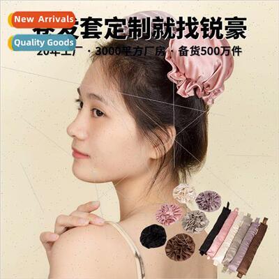 Heatless Curling WSet Curling Strips wh Curling Hood Coiled