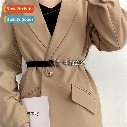 Metal chain belt female dress sub belt waist fashion hundred