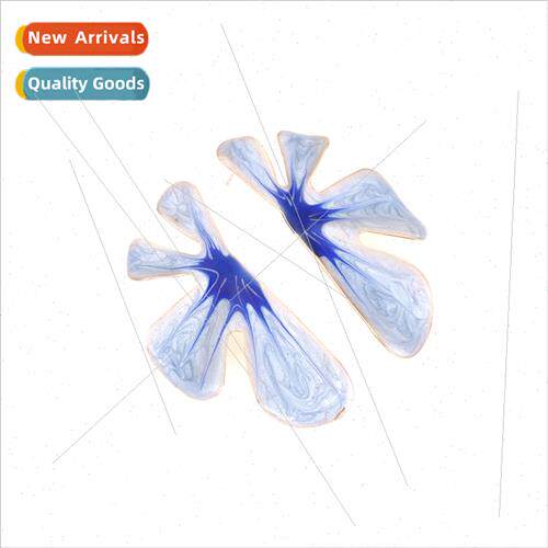 Japan Korea fresh niche colorful oil drop small flower earri
