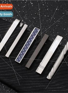 2023 Autumn New Men Gunmetal Frosted Tie Clip Business Forma