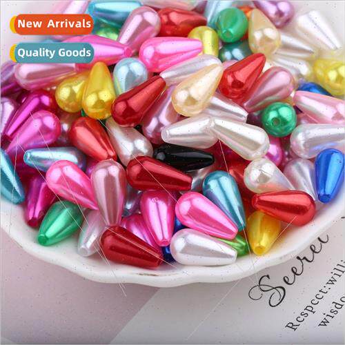 6*10MM water droplets mixed color ABS imation pearl perated