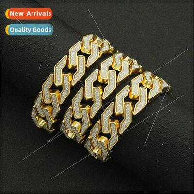Europe cool hip-hop hiphop men biker bully glter bracelet Cu