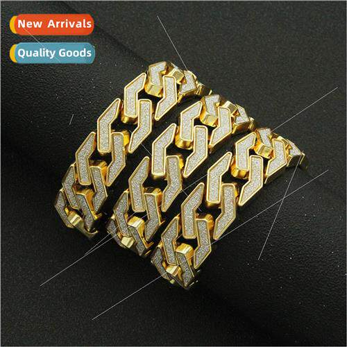Europe cool hip-hop hiphop men biker bully glter bracelet Cu