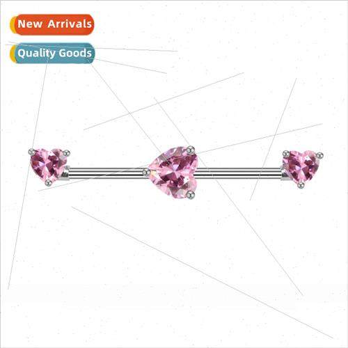 Europe heart-shaped earrings stainless steel earrings earrin