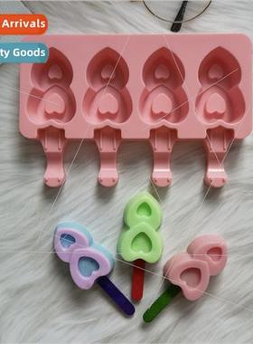 4-Pair Love 493 Ice Cream licone Mold Ice Stick Ice Cream Mo