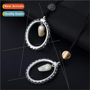 long necklace imation hundred pearl chain Korea sweater