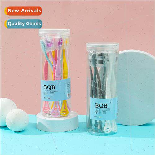 Multifunctional 8pcs Tongue Scraping Toothbrush Functional T
