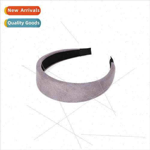 New simple monochrome hair bands retro fashion sponge plush