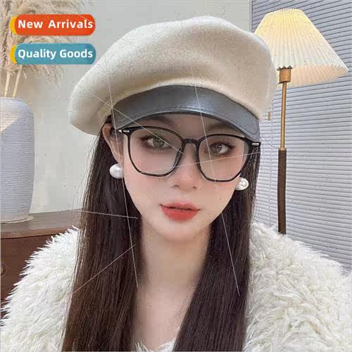 Autumn winter new tweed beret children retro England painter