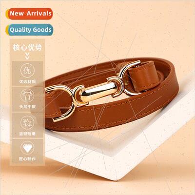 Adjustable leather belt ladies hundred dress su sweater fash