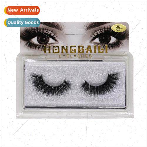 3D Fake Fiber Eyelashes Thick Crossover Realistic Eyelashes