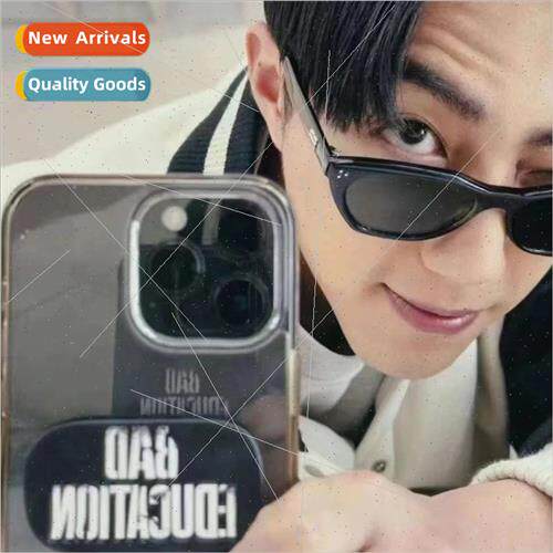 Cat eye square small frame polarized sunglasses female photo