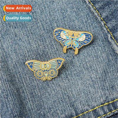 Jewelry new cartoon butterfly alloy brooch personalized blue