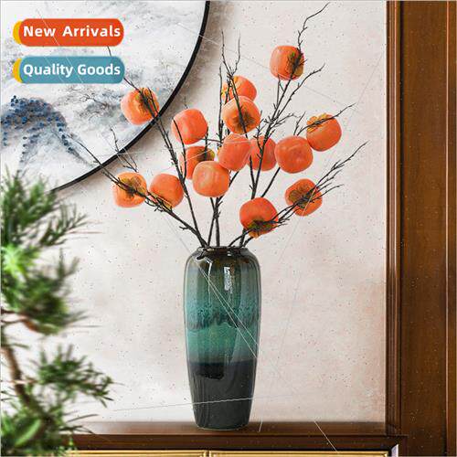 mulation persimmon fru fake flowers living room furnishings