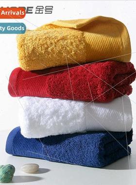 Cotton plain color lifting ging towel 70*40 cotton thickened