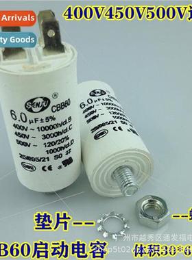 CBB60 Washer Start Capacor 6UF450V Water Pump Tumble Dryer D
