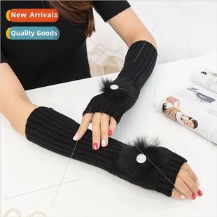 new monochrome wool Autumn fashion Korean ball warm winter