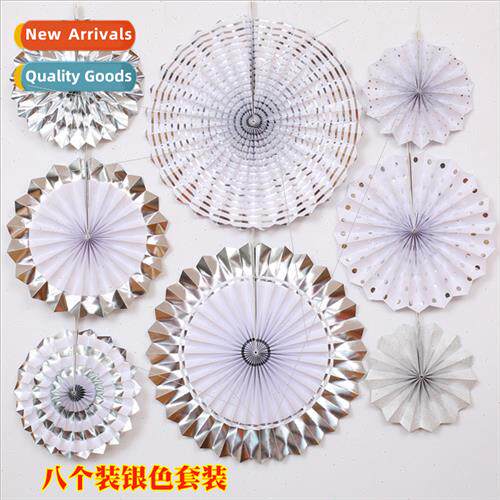 Europe Paper Fan Flower Wedding Wedding Background Decoratio
