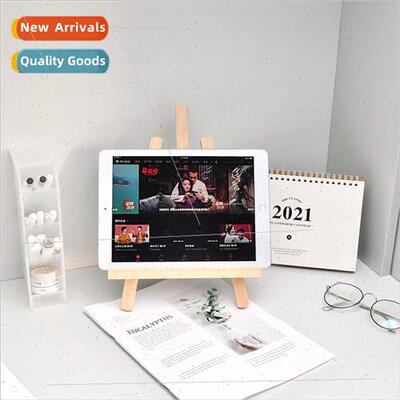 Tablet Cell Phone Holder Wooden Easel Student Desk Support A