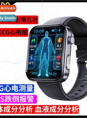 F300 Smartwatch ECG ECG Monoring SOS Fall Alarm Blood Glucos