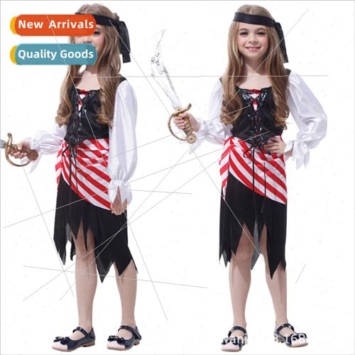 Children Halloween Permance Costumes Men Women Role Play Pir
