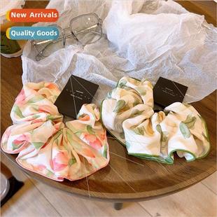 large intestine hair French tulip flowers band clashin retro