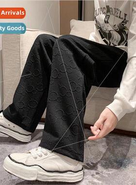 2022 spring and fall foam wide-legged pants nd casual pants