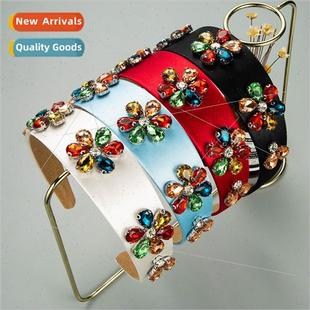 edge color hair youth band adult wide diamond Fashion glass