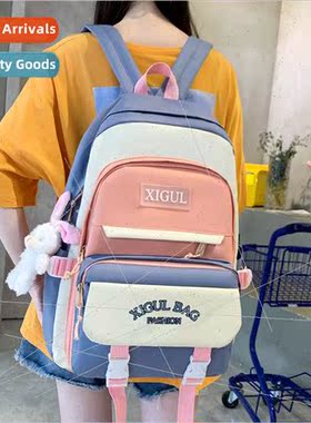 New multi-piece schoolbag female Korean Japan junior backpac