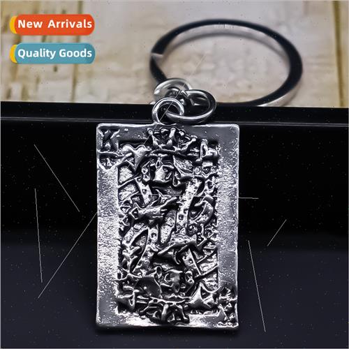 Winter new creative alloy pendant keychain fashion Europe ti