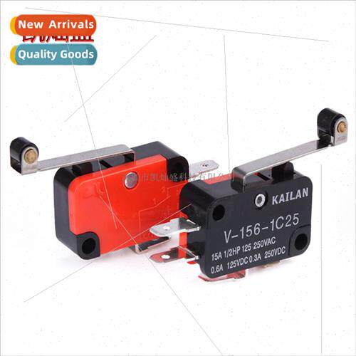 V-156-1C25 Microswch wh Long Wheel Microswch Small Travel m