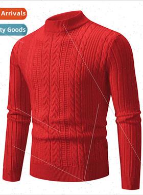 2023 fall winter new men knted sweater cashmere men jacquard