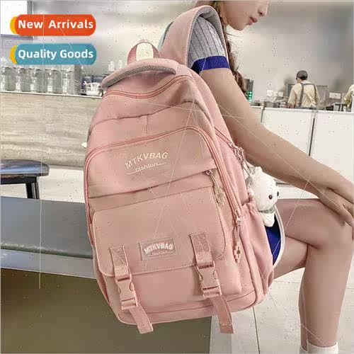New campus simple schoolbag female secondary school students