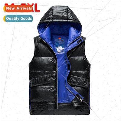 2023 fall winter new light down jacket men shoulders vest in