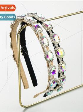New Ba hair band retro diamonds senior sense fine edge headb