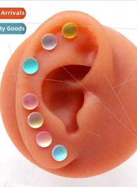 Europe stainless steel ear bone stud earrings earrings jelly