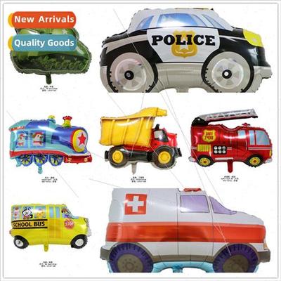 Transportation school bus police car fire truck engineering