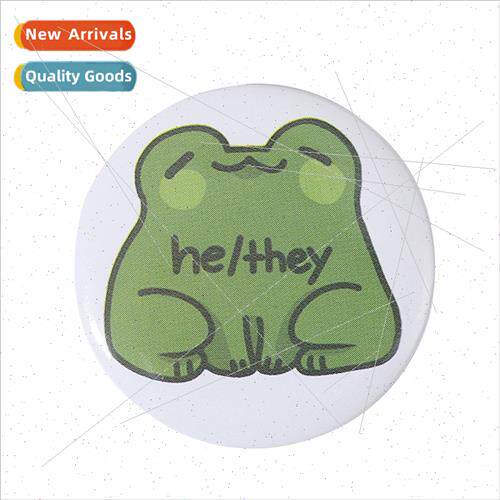 New cartoon frog alloy fun badge costume accessories commemo