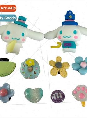 Cartoon strawberry bear resin accessories Yucca dog Sesame S