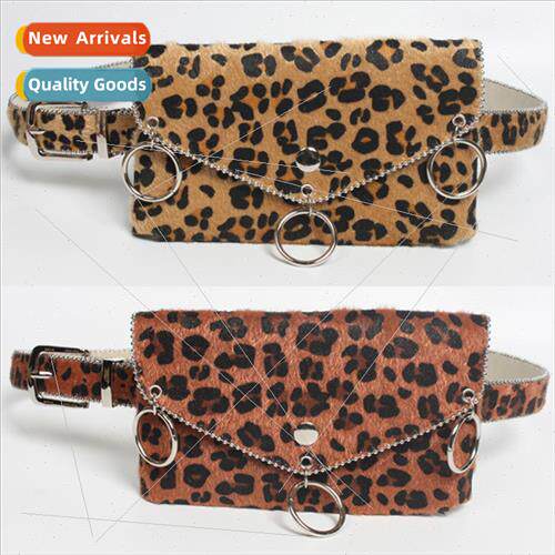 hanging circle circle ladies belt leopard waist pack thin be
