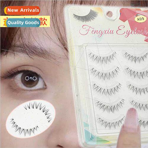 Aoshima-kun False Eyelashes: Small Sunflower Transparent Ste